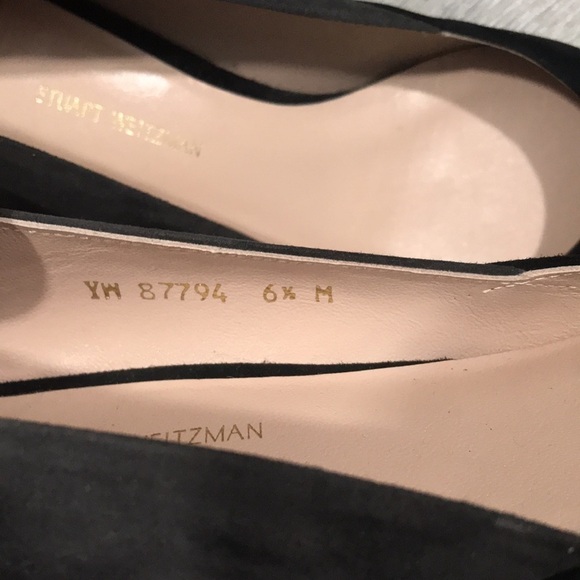 Stuart Weitzman Willow 45 Suede Bow Pump size 6.5 - Picture 5 of 8